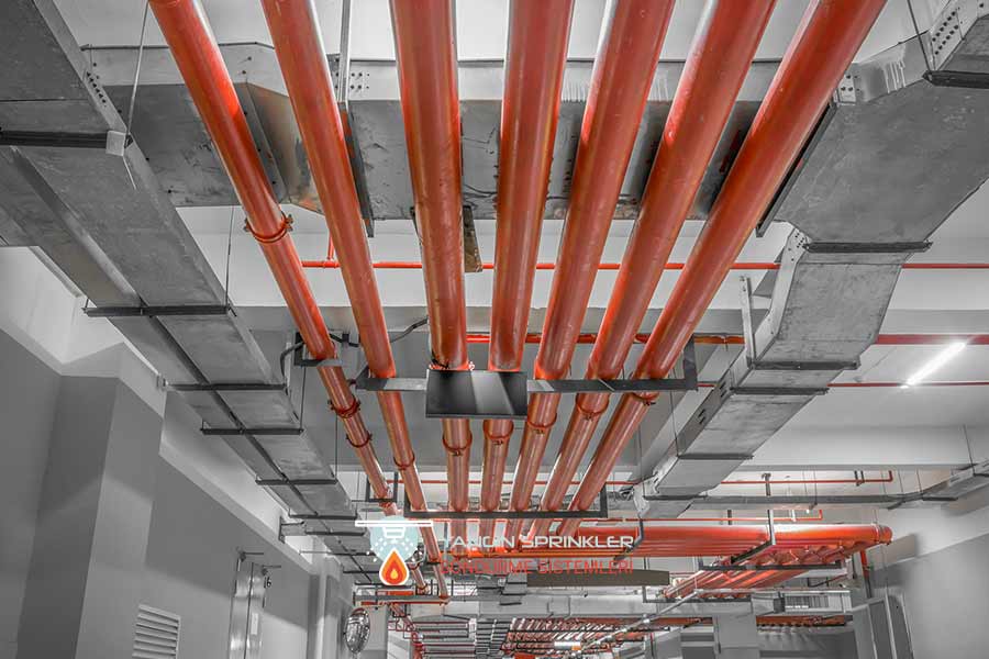 Sprinkler Yangın Söndürme Sistemi Boru Çaplarının Belirlenmesi - Sprinkler Söndürme Sistemi